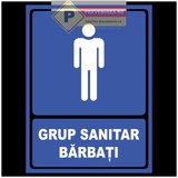 Semn pentru grup sanitar barbati